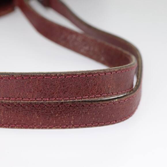 GUCCI GG Canvas Tote Bag Beige Silver Red - Picture 8 of 16